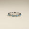 Opal Bezel Band Ring in Silver-Astrid &amp; Miyu