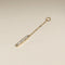 Diamond Pavé Ear Chain in Solid Gold-Astrid &amp; Miyu