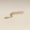 Diamond Pavé Ear Chain in Solid Gold-Astrid &amp; Miyu