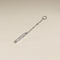 Diamond Pavé Ear Chain in Solid White Gold-Astrid &amp; Miyu