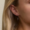 Diamond Pavé Ear Chain in Solid White Gold-Astrid &amp; Miyu