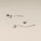 Diamond Pavé Ear Chain in Solid White Gold-Astrid &amp; Miyu