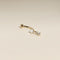 Diamond Charm Rook Bar in Solid Gold-Astrid &amp; Miyu