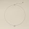 Cosmic Diamond Pendant Necklace in Solid White Gold-Astrid &amp; Miyu