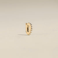 Diamond Pavé Connector in Solid Gold-Astrid &amp; Miyu