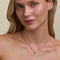 Diamond Pavé Connector in Solid Gold-Astrid &amp; Miyu