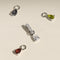Diamond Pavé Connector in Solid White Gold-Astrid &amp; Miyu