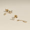 Cosmic Diamond Chain Studs in Solid Gold-Astrid &amp; Miyu