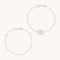 Celestial Bracelet Stacking Set in Silver-Astrid &amp; Miyu