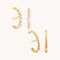 Orbit Studs Stacking Set in Gold-Astrid &amp; Miyu