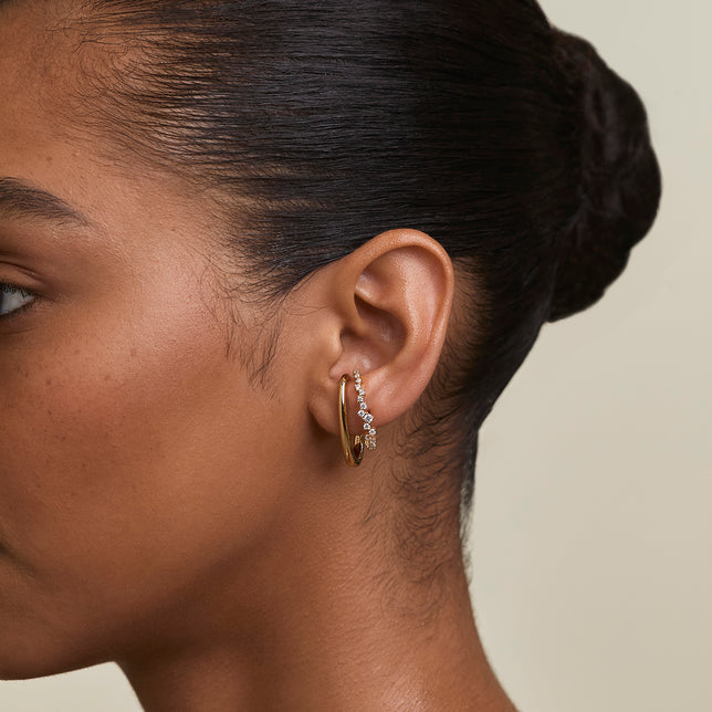 Orbit Studs Stacking Set in Gold-Astrid &amp; Miyu