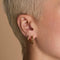 Crossover Illusion Hoops Stacking Set in Gold