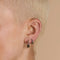 Crossover Illusion Hoops Stacking Set in Silver