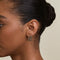 Crossover Illusion Hoops Stacking Set in Silver-Astrid &amp; Miyu