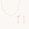 Cosmic Star Charm Stacking Set in Solid Gold-Astrid &amp; Miyu
