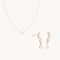 Diamond Marquise Drop Stacking Set in Solid Gold-Astrid &amp; Miyu