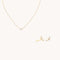 Diamond & Pearl Cluster Stacking Set in Solid Gold-Astrid &amp; Miyu