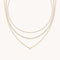 Essential Crystal Necklace Stacking Set in Gold-Astrid &amp; Miyu