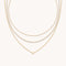 Essential Crystal Necklace Stacking Set in Gold-Astrid &amp; Miyu