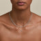 Essential Crystal Necklace Stacking Set in Silver-Astrid &amp; Miyu