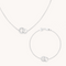 Orbit Pendant Stacking Set in Silver-Astrid &amp; Miyu