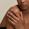 Cosmic Illusion Ring Stacking Set in Silver-Astrid &amp; Miyu