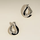 Molten Hoops in Silver-Astrid &amp; Miyu