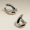 Molten Hoops in Silver-Astrid &amp; Miyu