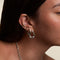 Molten Hoops in Silver-Astrid &amp; Miyu