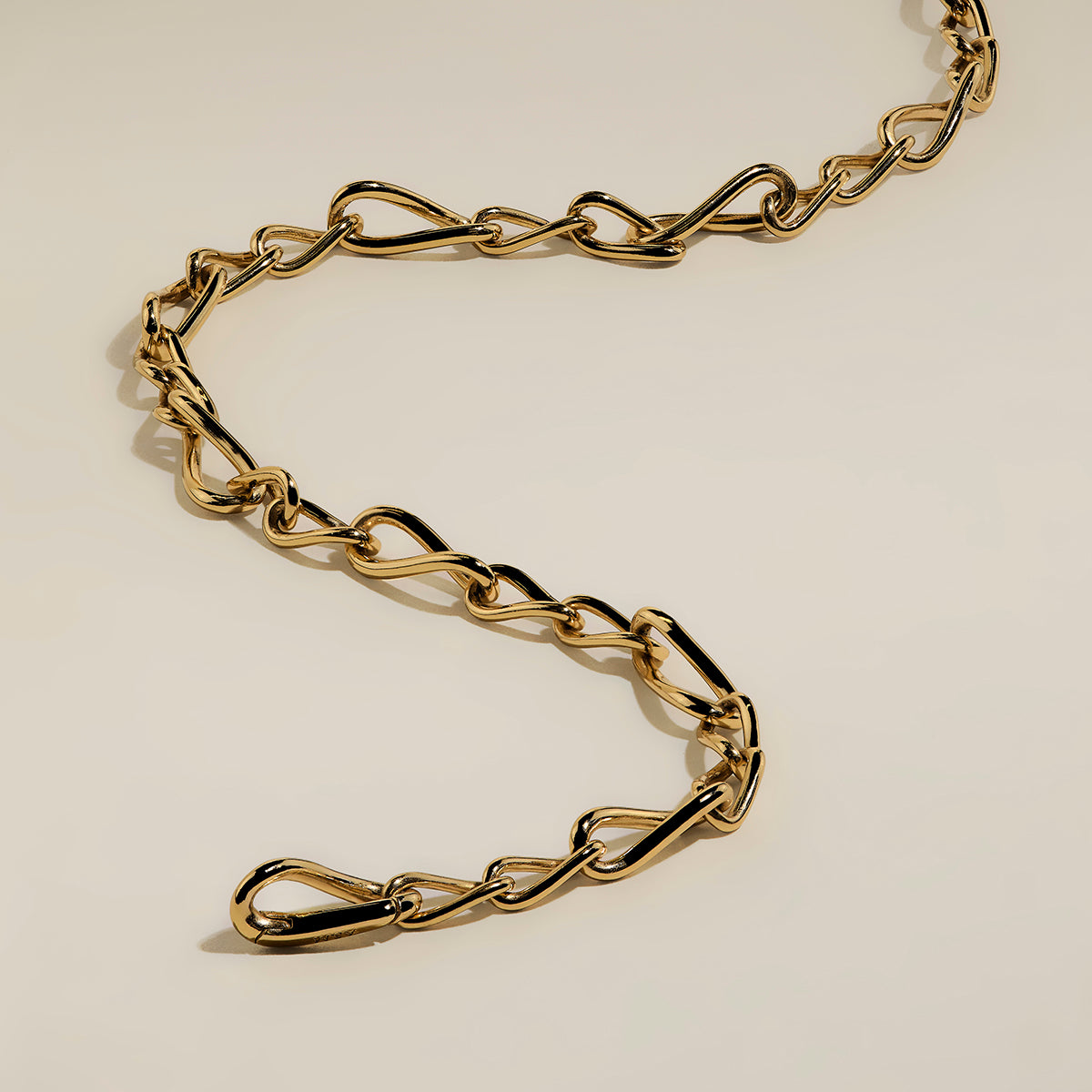 Infinite Slim Chain Necklace in Gold-Astrid &amp; Miyu