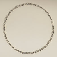 Infinite Slim Chain Necklace in Silver-Astrid &amp; Miyu