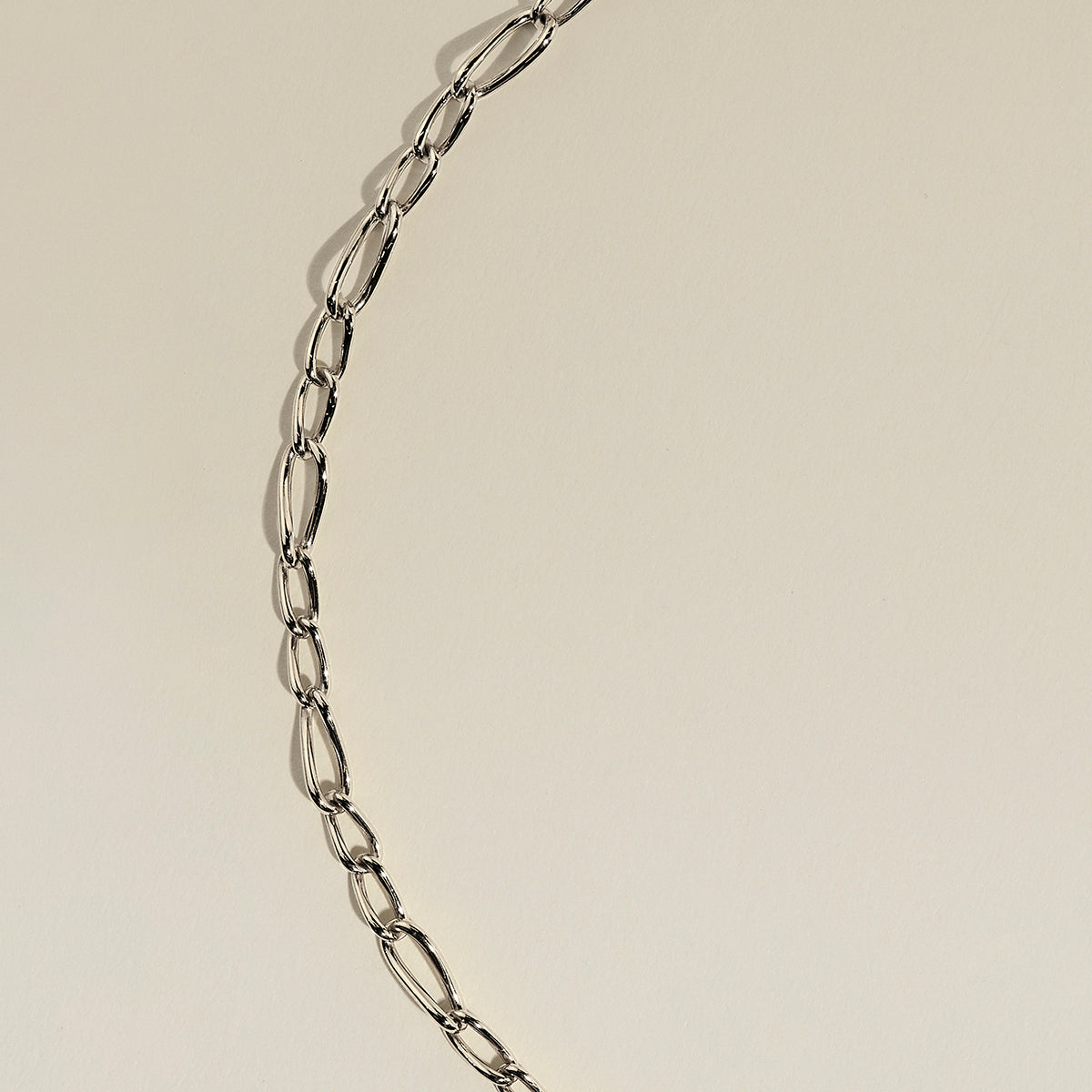 Infinite Slim Chain Necklace in Silver-Astrid &amp; Miyu