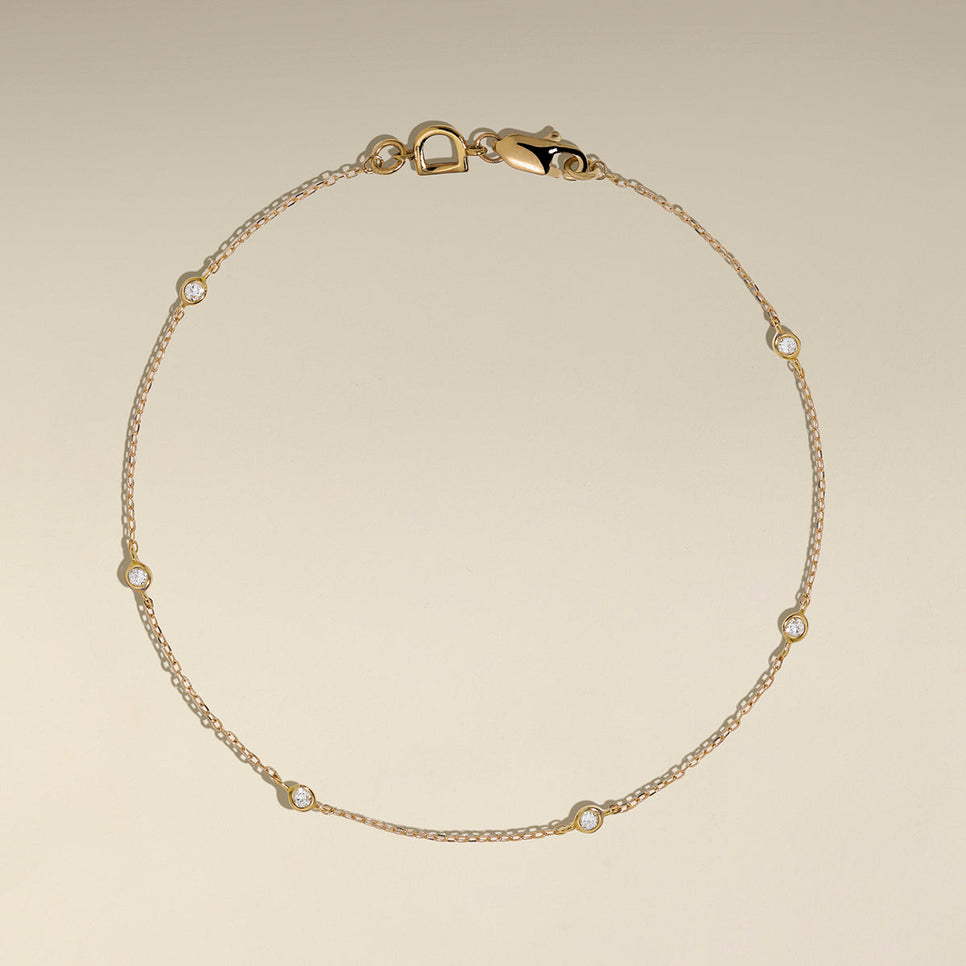 Mayfair Chain Bracelet in Solid Gold-Astrid &amp; Miyu