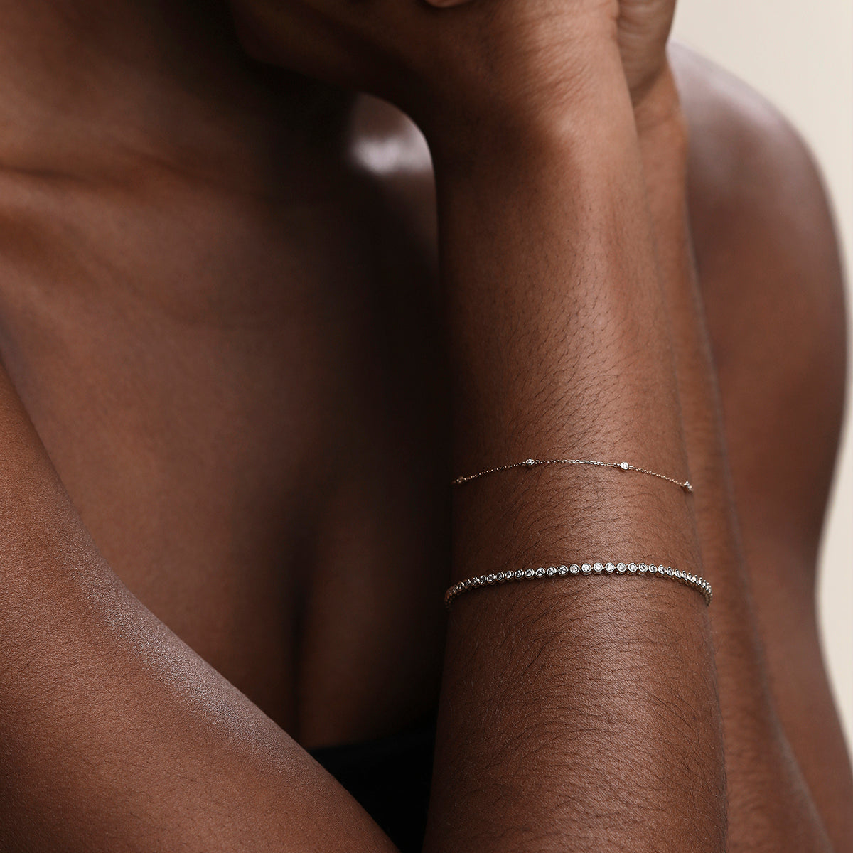 Mayfair Chain Bracelet in Solid Gold-Astrid &amp; Miyu