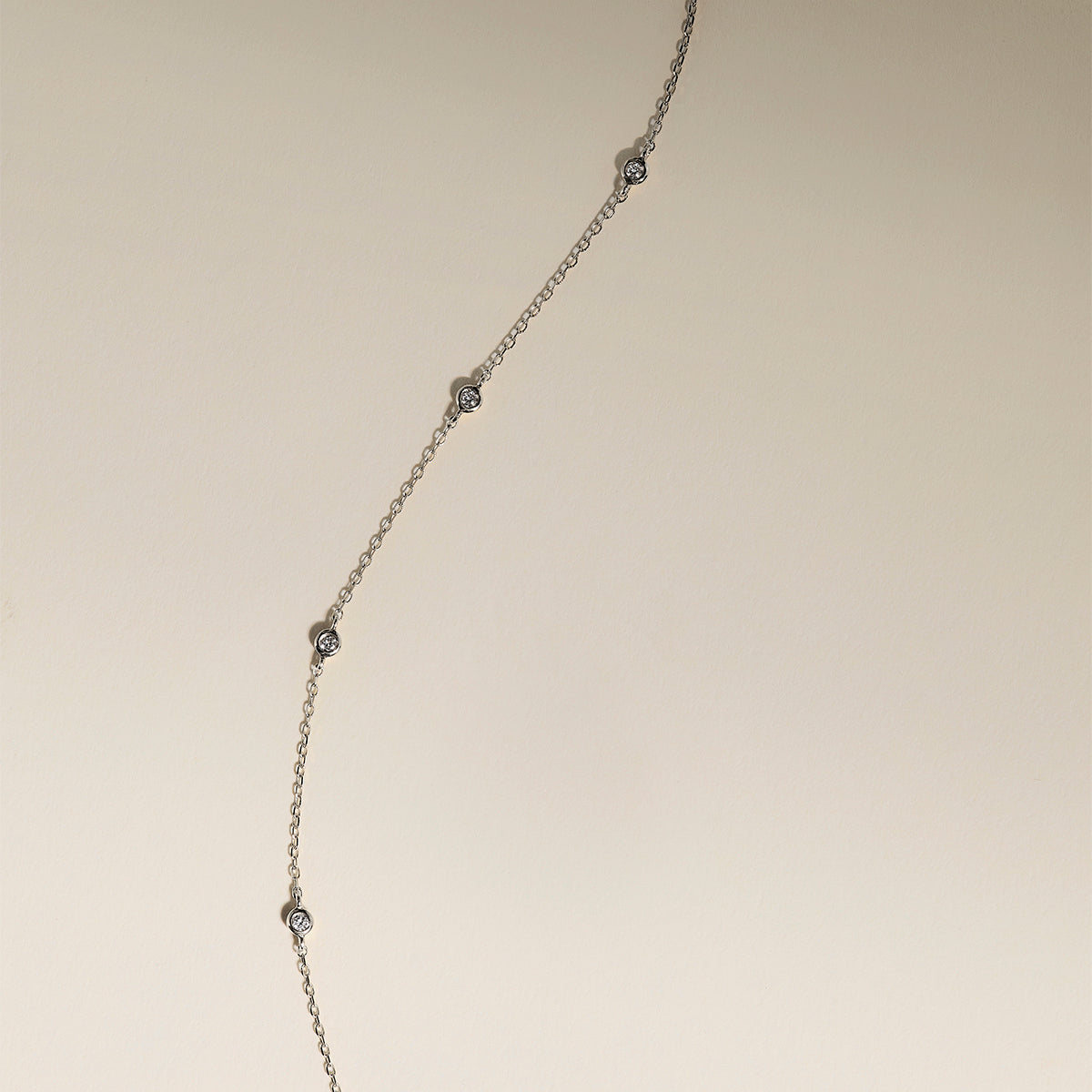 Mayfair Chain Bracelet in Solid White Gold-Astrid &amp; Miyu