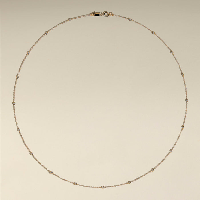 Mayfair Chain Necklace in Solid Gold-Astrid &amp; Miyu
