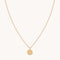 Aries Zodiac Pendant Necklace in Gold