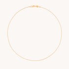 Essential Box Chain Necklace in Gold-Astrid &amp; Miyu