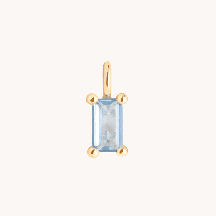 Blue Spinel Charm 9k Gold-Astrid &amp; Miyu