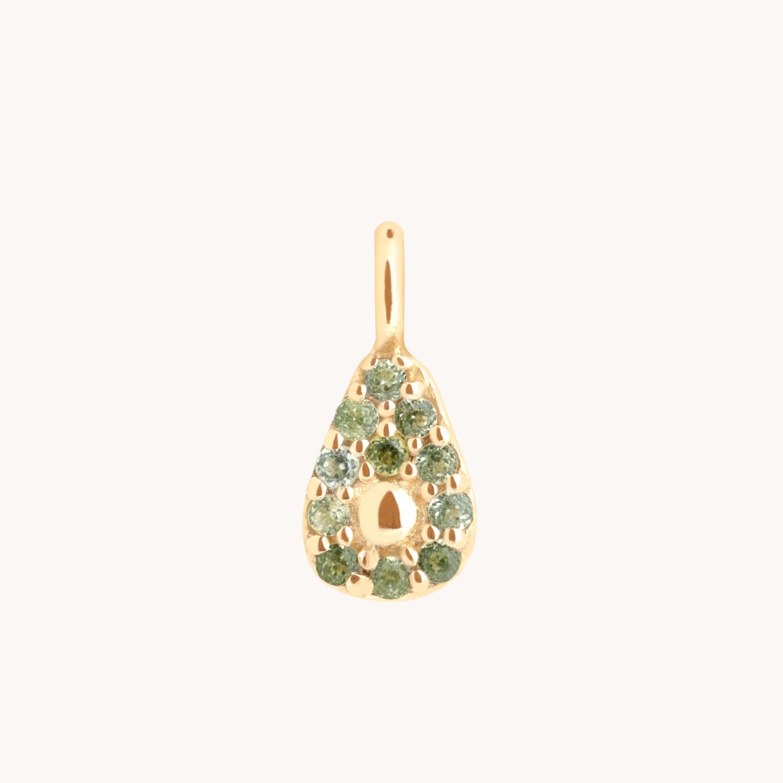 Avocado Charm 9k Gold-Astrid &amp; Miyu