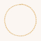18k Gold Plated Jewellery - Infinite Slim Chain Necklace in Gold - Chain Necklace - Astrid &amp; Miyu