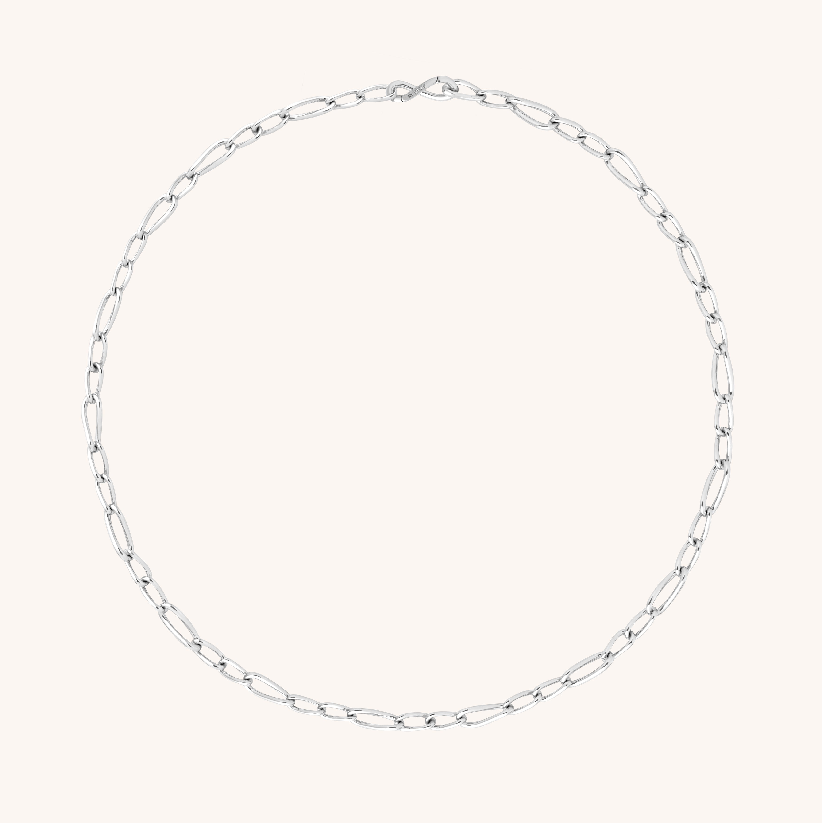 Charm Compatible Necklaces & Bracelets - Infinite Slim Chain Necklace in Silver - Chain Necklace - Astrid &amp; Miyu