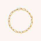 18k Gold Plated Jewellery - Infinite Slim Chain Bracelet in Gold - Chain Bracelet - Astrid &amp; Miyu