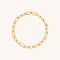 18k Gold Plated Jewellery - Infinite Slim Chain Bracelet in Gold - Chain Bracelet - Astrid &amp; Miyu