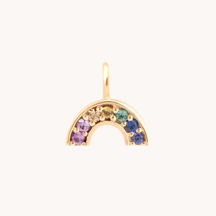 Motif Charms - Rainbow Charm in 9k Gold - Welding - Astrid &amp; Miyu