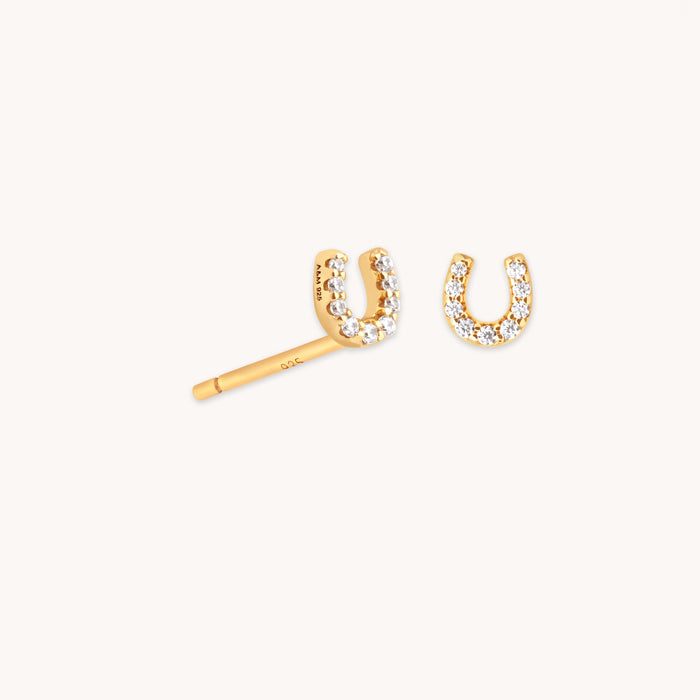 Lucky Stud Earrings in Gold-Astrid &amp; Miyu