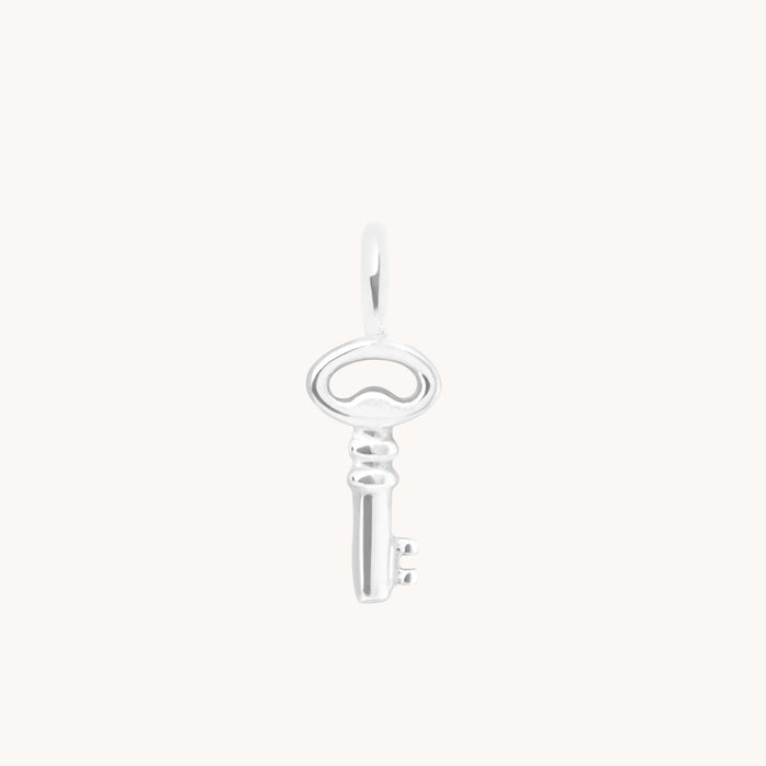 Motif Charms - Key Charm 9k White Gold - Welding Charm - Astrid &amp; Miyu