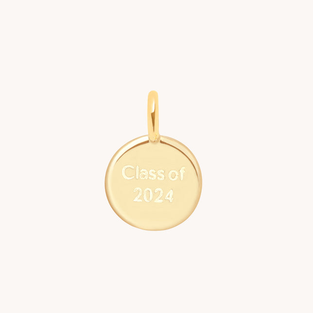 Class of 2024 Charm 9k Gold