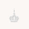 Motif Charms - Crown Pavé Charm 9k White Gold - Welding Charm - Astrid &amp; Miyu