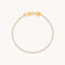 18k Gold Plated Jewellery - Tennis Chain Bracelet in Gold - Chain Bracelet - Astrid &amp; Miyu